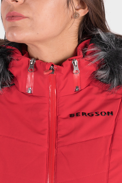 Kurtka damska BERGSON SNOWSWIFT STX RED BRG00039
