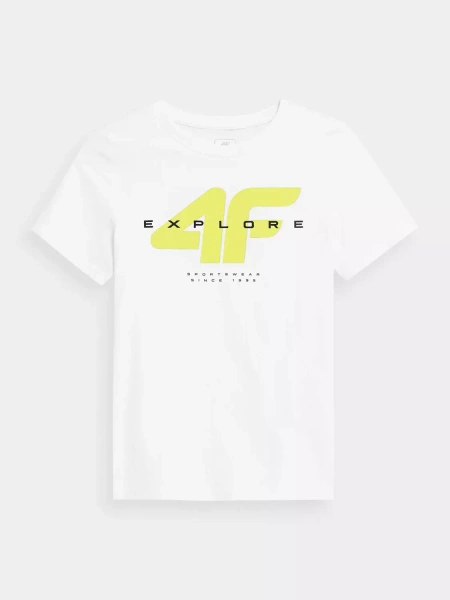 Koszulka dziecięca 4F 4FJSS23TTSHM290-10S