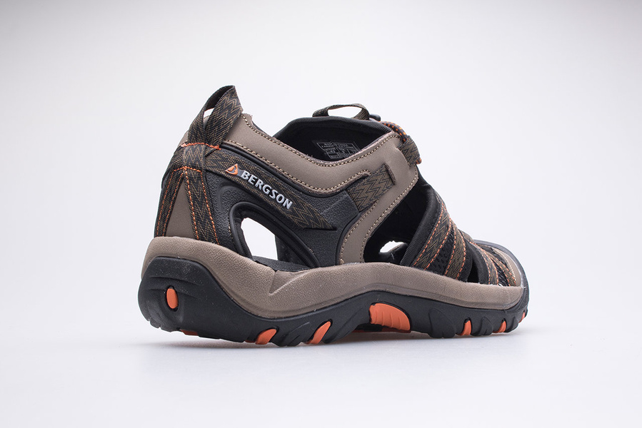 Sandały męskie trekkingowe BERGSON SOBAT Hiking BRG00128 khaki
