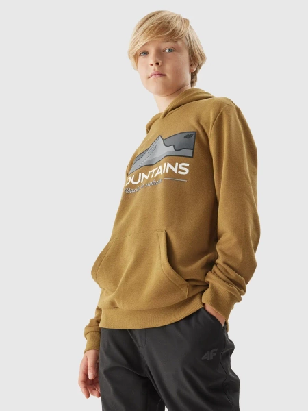 Bluza dziecięca z kapturem 4F 4FJAW23TSWSM634-74S