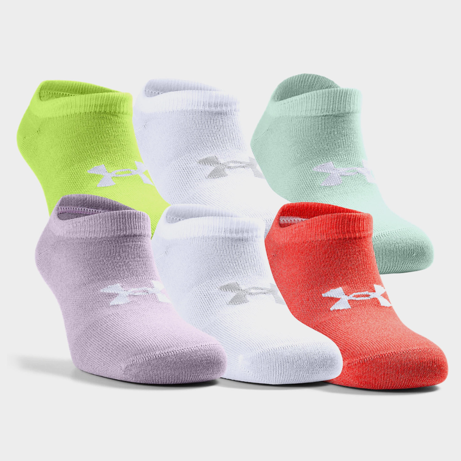Skarpety damskie Under Armour 1332981-570 6PAK