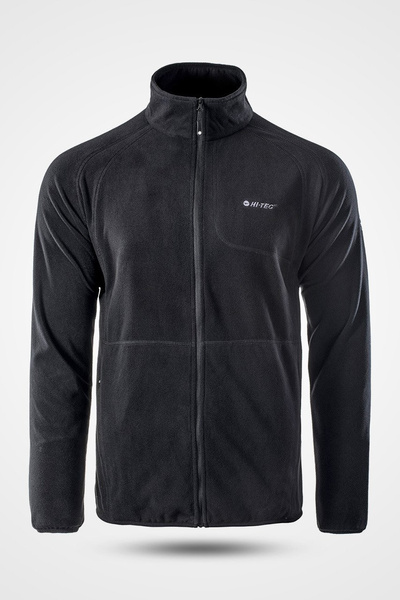 Bluza męska rozpinana polarowa HI-TEC CAMOLIN BLACK