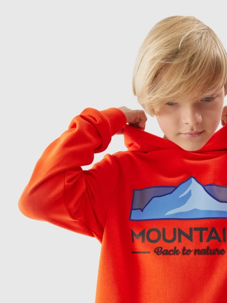 Bluza dziecięca z kapturem 4F 4FJAW23TSWSM634-70S 