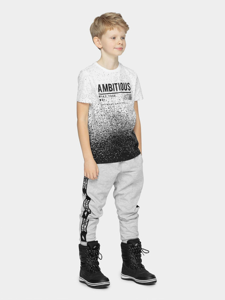 Spodnie dresowe dziecięce 4F HJZ21-JSPMD002A-27M