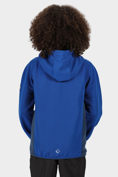 Bluza dziecięca z kapturem rozpinana polarowa REGATTA JENNING RKA297-UQ2