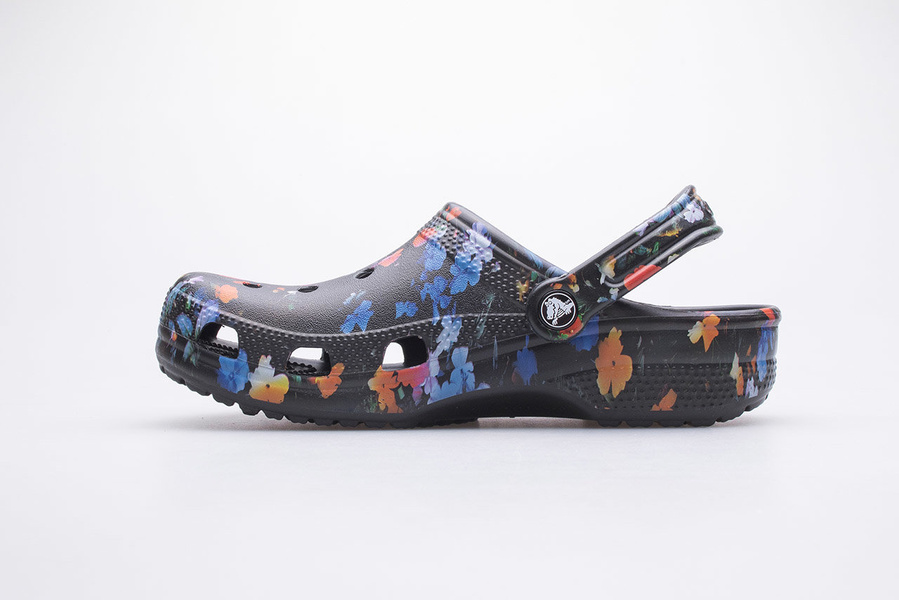Chodaki CROCS CLASSIC FLORAL CLOG 206376-0C4