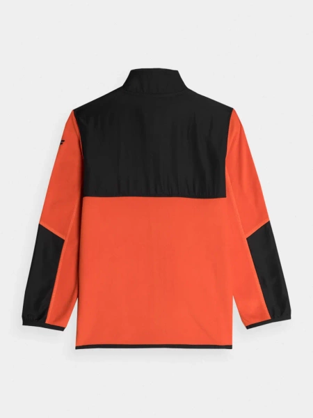 Bluza dziecięca rozpinana polarowa 4F 4FJAW23TFLEM106-70S