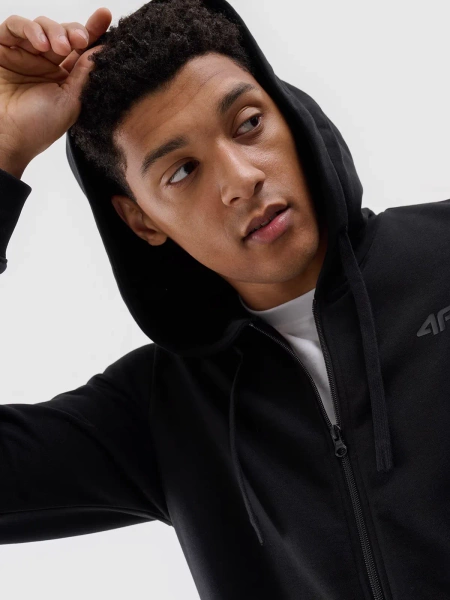 Bluza męska z kapturem rozpinana 4F 4FWMM00TSWSM1768-20S