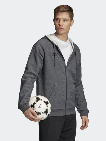 Bluza męska z kapturem rozpinana adidas CORE18 FT8070