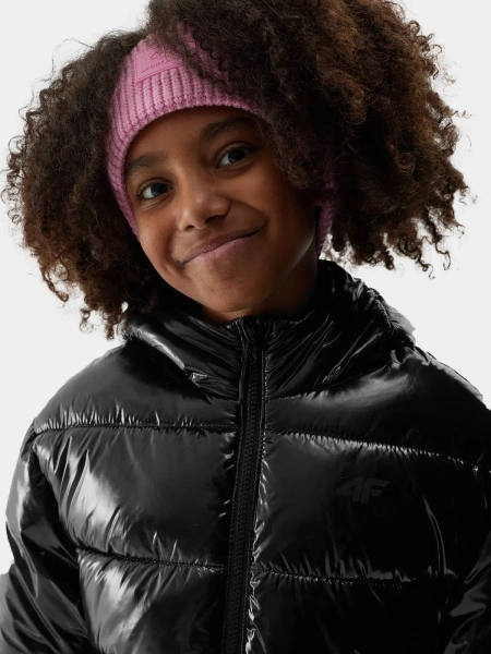 Kurtka dziecięca zimowa puchowa 4F 4FJAW23TDJAF267-21S