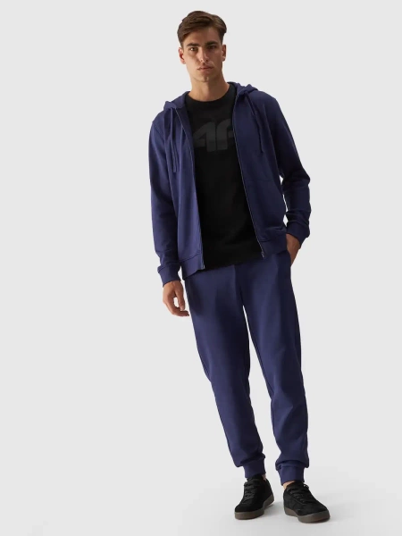 Bluza męska z kapturem rozpinana 4F 4FWMM00TSWSM1466-31S