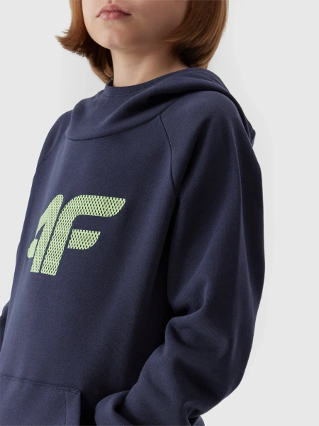 Bluza dziecięca z kapturem 4F 4FJAW23TSWSM626-31S