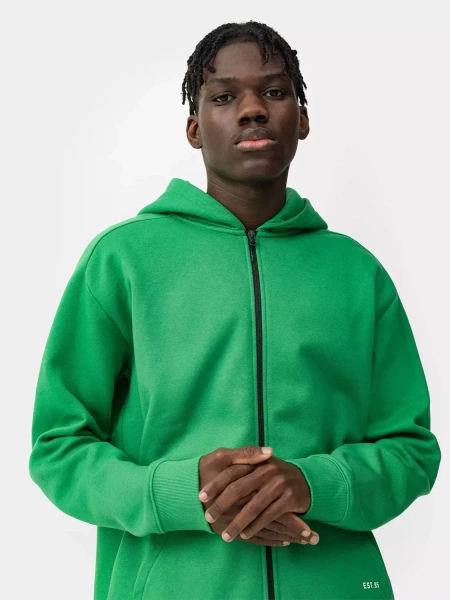 Bluza męska z kapturem rozpinana 4F 4FSS23TSWSM236-41S