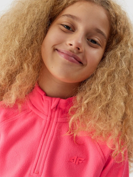 Bluza dziecięca polarowa 4F 4FJAW23UFLEF033-55S 