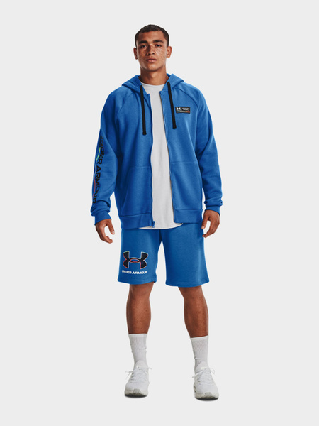 Bluza męska z kapturem rozpinana Under Armour Rival Fleece 1370344-474