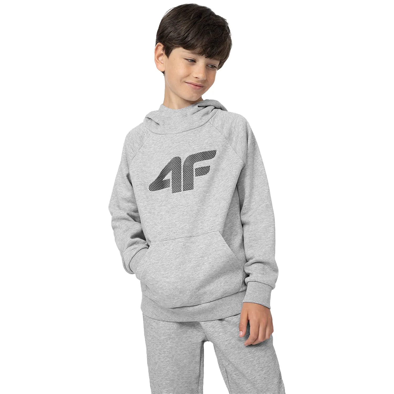 Bluza dziecięca z kapturem 4F 4FJSS23TSWSM220-27M