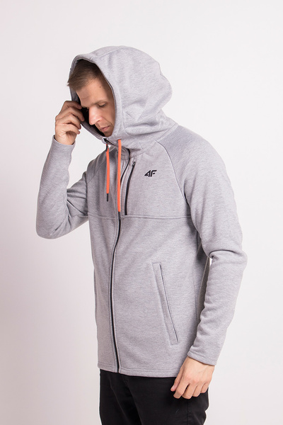 Bluza męska z kapturem rozpinana 4F H4Z18-BLM006-27M