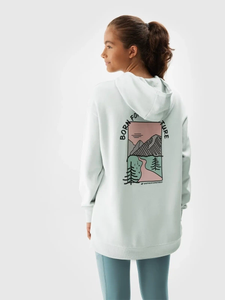 Bluza dziecięca z kapturem 4F 4FJAW23TSWSF642-41S