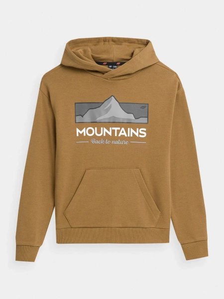 Bluza dziecięca z kapturem 4F 4FJAW23TSWSM634-74S