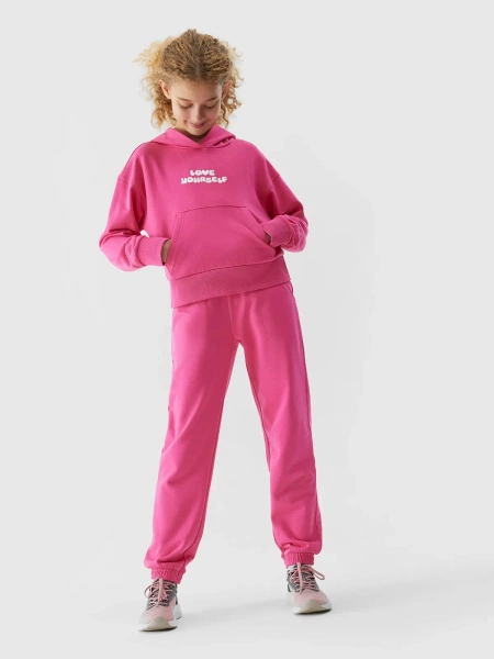 Bluza dziecięca z kapturem  4F 4FJAW23TSWSF645-55S 