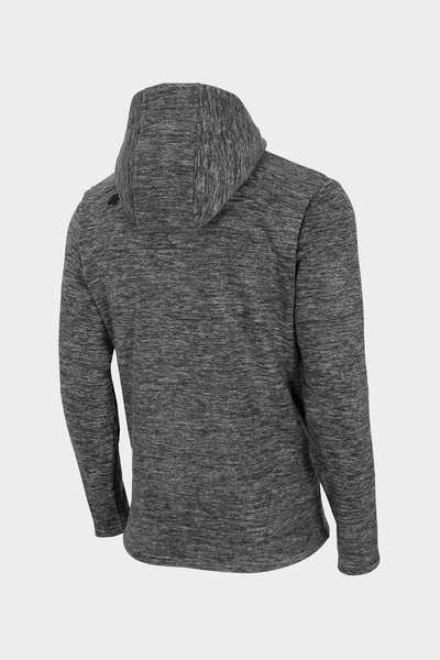 Bluza męska z kapturem rozpinana polarowa 4F NOSH4-PLM002-24M