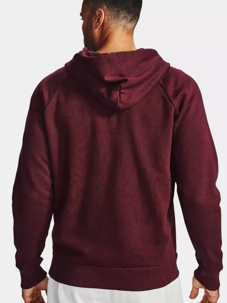 Bluza męska z kapturem rozpinana Under Armour RIVAL FLEECE 1357111-690