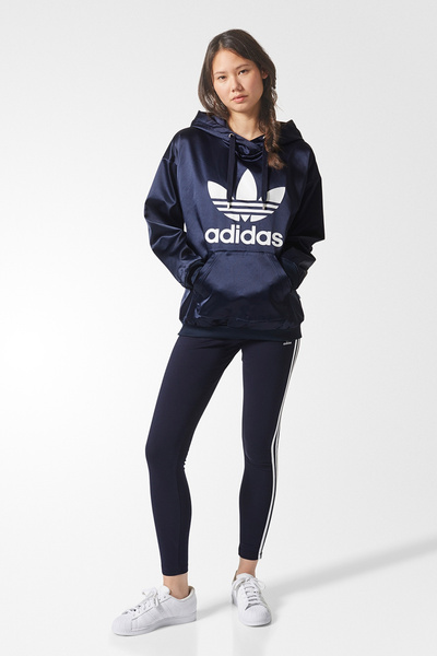 Bluza damska z kapturem adidas TREFOIL HOODIE BP9406