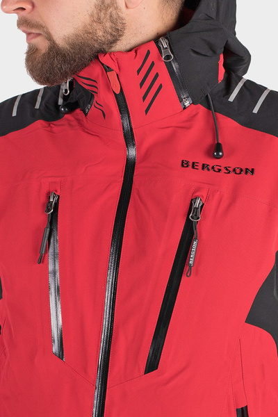 Kurtka męska BERGSON RACE-X RED BRG00036