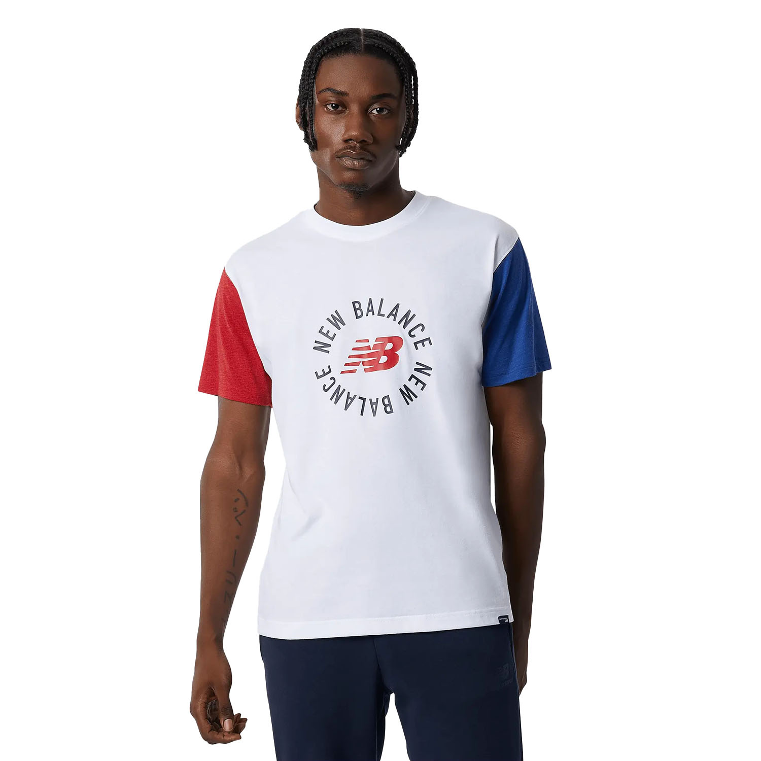 Koszulka męska New Balance MT21901-WT