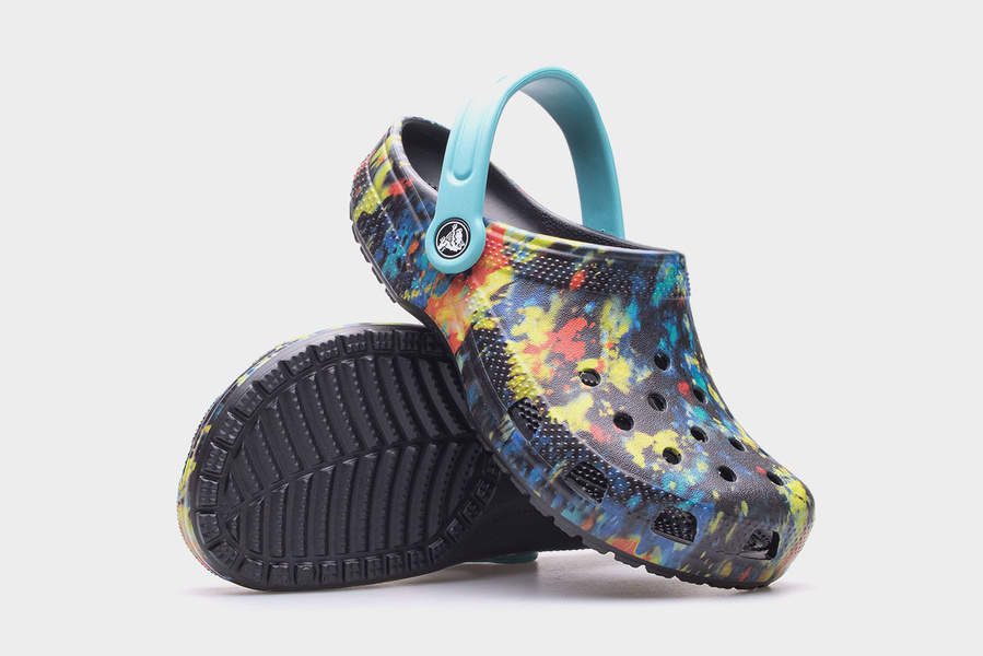 Chodaki Crocs TIE DYE GRAPHIC KIDS 206995-4SW