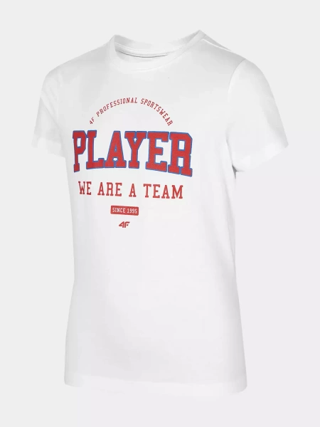 Koszulka dziecięca 4F HJZ22-JTSM007-10S