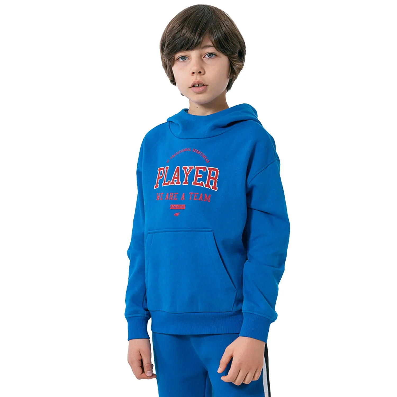 Bluza dziecięca z kapturem 4F HJZ22-JBLM006-36S