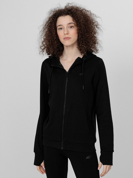 Bluza damska z kapturem rozpinana 4F H4L22-BLD353-20S