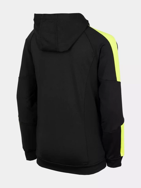 Bluza dziecięca z kapturem rozpinana 4F HJZ22-JBLMF001-20S