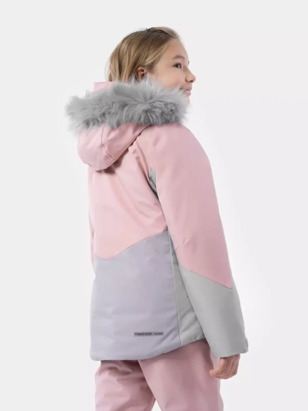 Kurtka dziecięca zimowa narciarska 4F HJZ22-JKUDN003-27S