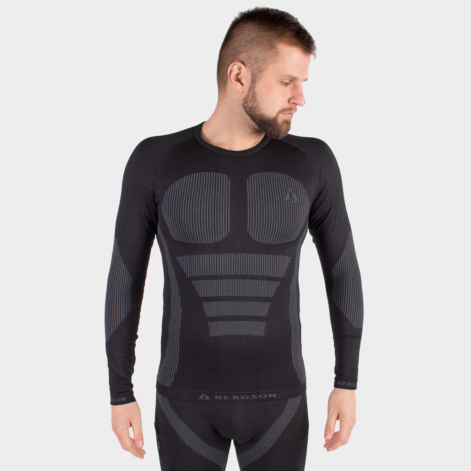 Koszulka męska termoaktywna BERGSON M LS EMINENT