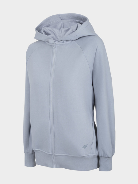 Bluza damska z kapturem rozpinana 4F H4L22-BLD024-48S