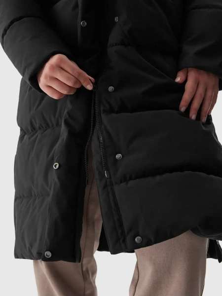 Kurtka damska zimowa puchowa długa 4F 4FWAW24TDJAF476-20S