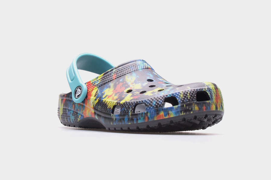 Chodaki Crocs TIE DYE GRAPHIC KIDS 206995-4SW