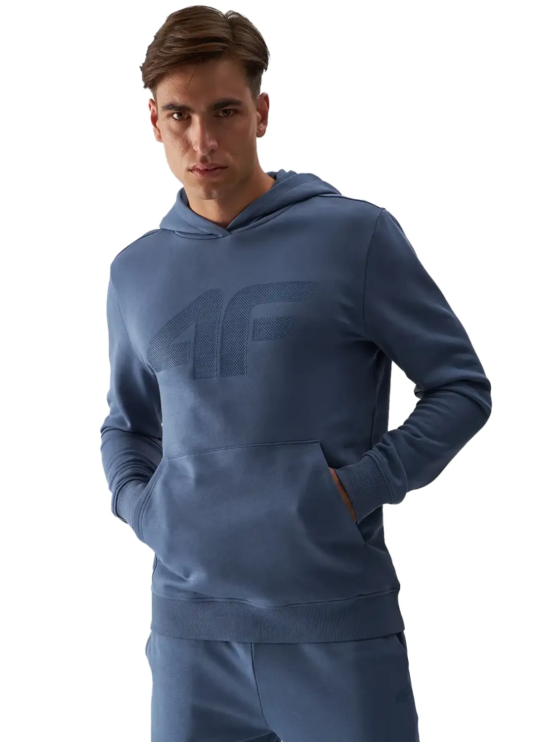 Bluza męska z kapturem 4F 4FWMM00TSWSM1464-32S