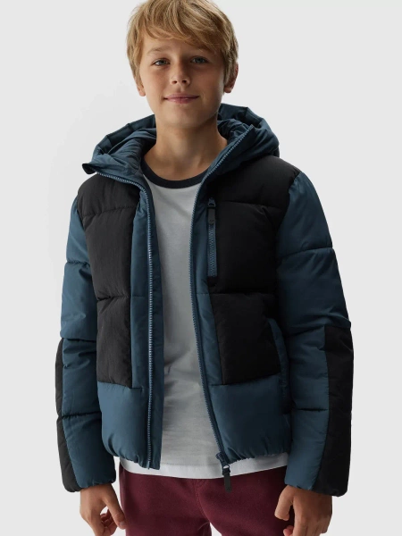 Kurtka dziecięca zimowa puchowa 4F 4FJAW23TDJAM276-30S 