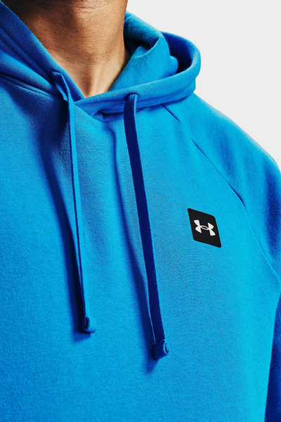 Bluza męska z kapturem Under Armour RIVAL HOODIE 1357092-428