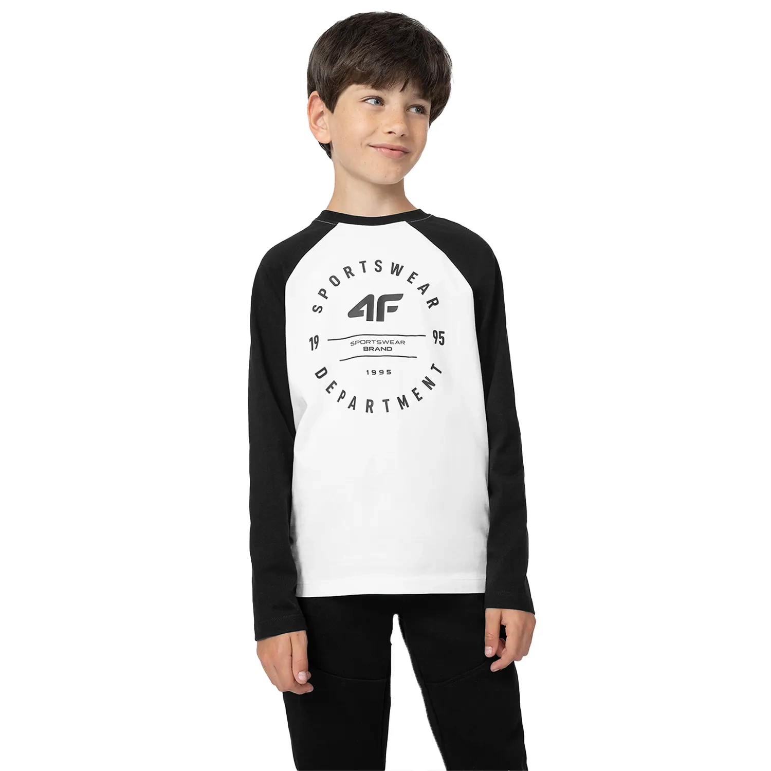 Koszulka dziecięca 4F 4FJSS23TLONM058-10S