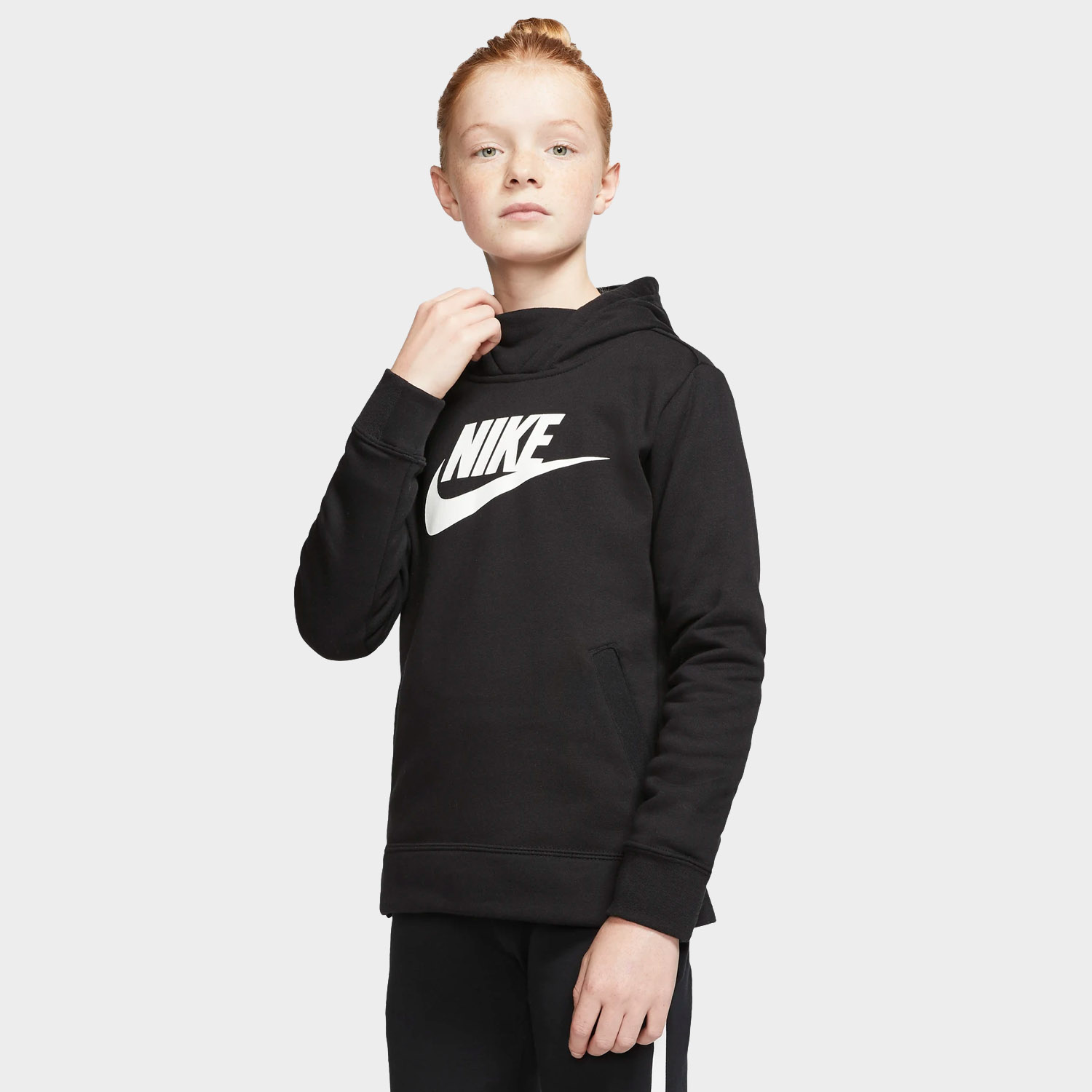 Bluza dziecięca z kapturem NIKE G NSW PULLOVER BV2717-010