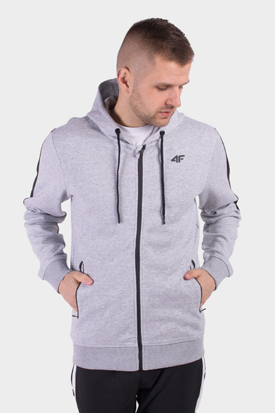 Bluza męska z kapturem rozpinana 4F H4L20-BLM003-27M