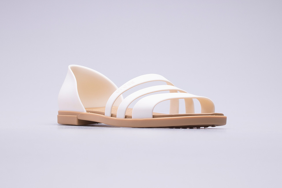 Sandały Crocs Tulum Open Flat W 206109-1CQ