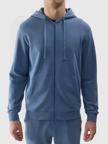 Bluza męska z kapturem rozpinana 4F 4FWSS24TSWSM0951-32S 