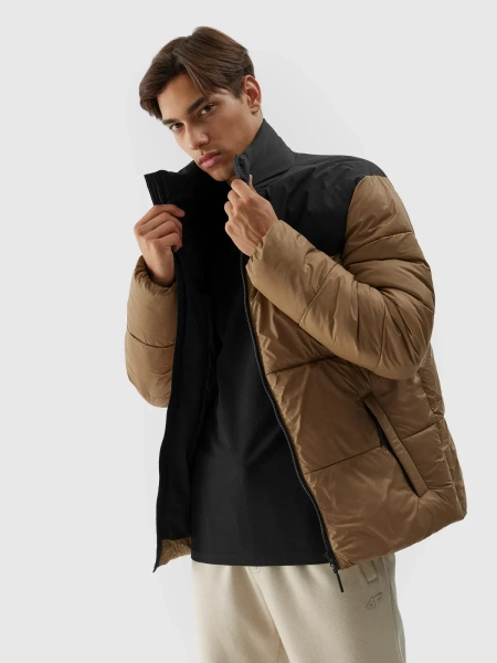 Kurtka męska zimowa puchowa 4F 4FWAW23TDJAM348-82S 