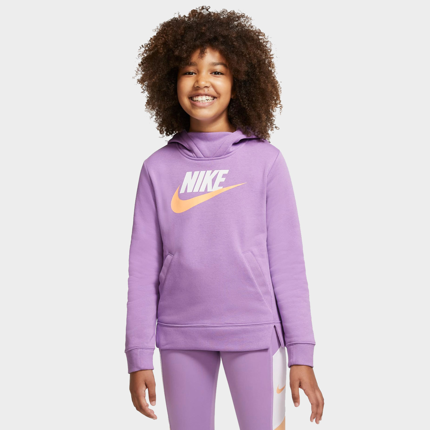 Bluza dziecięca z kapturem NIKE G NSW PULLOVER BV2717-589