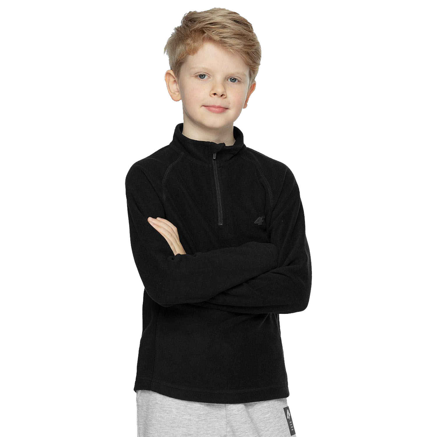 Bluza dziecięca polarowa 4F HJZ21-JBIMP001B-20S